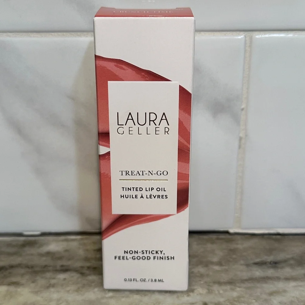 Laura Geller Treat N Go TINTED LIP OIL - Crunch Time Non-Sticky Hydrating NEW